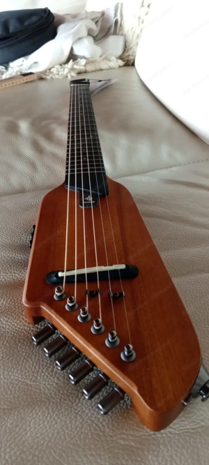 ultraleicht & wie neu: Silent Guitar Donner HUSH I Mahagoni  Bild 7