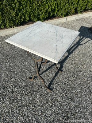 Gartentisch Marmorplatte massiv Bild 3