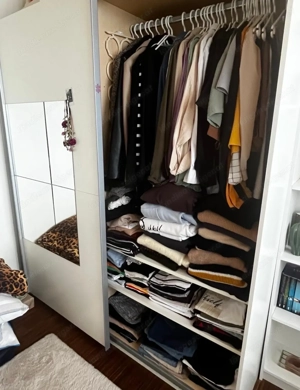Schrank Schiebetür weiß Bild 3
