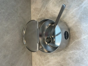 ALESSI Zuckerdose mit original Löffel - super Zustand Bild 3
