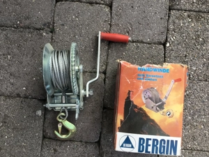 Baustrahler und Handwinde Bild 3