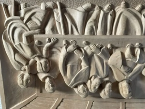 Wandbild aus Holz "Das letzte Abendmahl" Bild 3