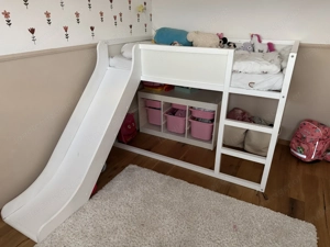 Halbhochbett mit Rutsche