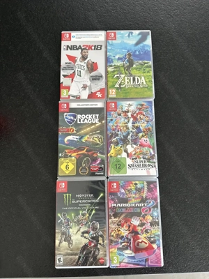 Nintendo Switch inkl. sehr viel Zubehör Bild 5