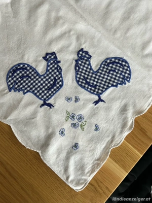 Handarbeit: Tischdecke quadratisch, Ostern Bild 2