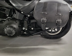 Harley Davidson Seitentaschen mit Schnellverschluss und Windschild Bild 6
