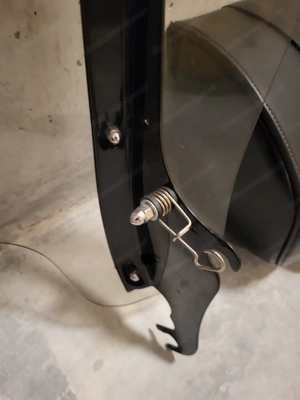 Harley Davidson Seitentaschen mit Schnellverschluss und Windschild Bild 5