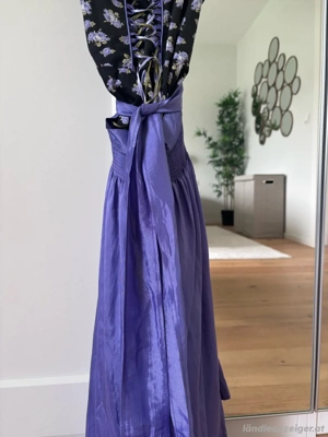 Schönes Dirndl in Schwarz-Lila   Größe 36   Bild 2