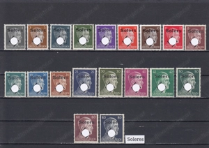 Briefmarken Eu Lokalausgaben mit Aufdruck Postfrisch Bild 9