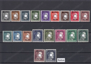 Briefmarken Eu Lokalausgaben mit Aufdruck Postfrisch Bild 5