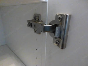 Ikea Besta Lappviken Hochregal Weiß und Vitrinengläser Schwarz Soft Close Bild 4