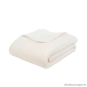 Kuscheldecke  Cashmere Feel    Wollweiß, 180x220 cm