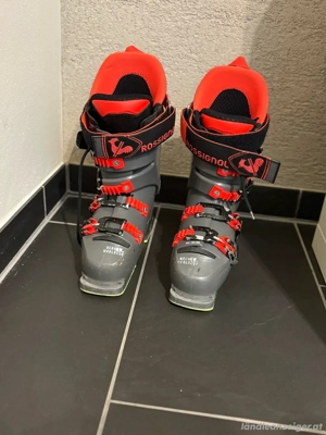 Schischuhe (Rossignol)und mit Unterschriften von Weltcupfahrer