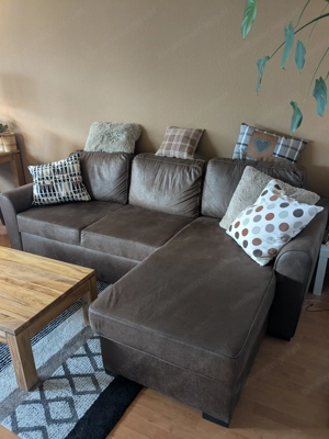 Als Spende abzugeben: Couch mit Schlaffunktion und Stauraum Bild 2