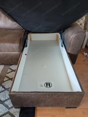 Als Spende abzugeben: Couch mit Schlaffunktion und Stauraum Bild 4