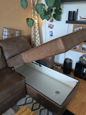 Als Spende abzugeben: Couch mit Schlaffunktion und Stauraum Bild 5