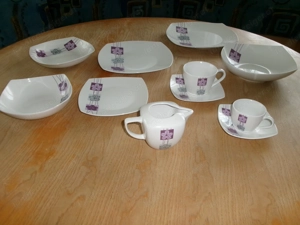 99 teiliges Speise-, Kaffee- + Moccaservice  Bild 2