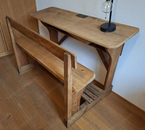 Alte originale Schulbank 