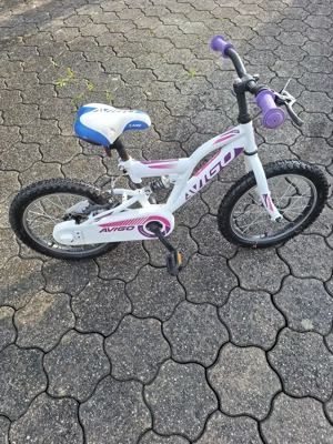 Kinder Traktor mit Anhänger  Bild 3