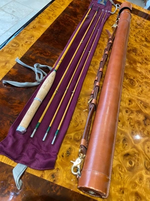 Hardy Marvel 7 1 2ft Palakona Bambus Fliegenrute 3-teilig 2 Spitzen Bild 5