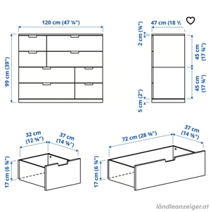 Kommode mit Wickelaufsatz  Bild 3