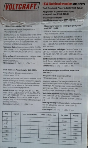 LKW Notebook   Laptopadapter 24V 