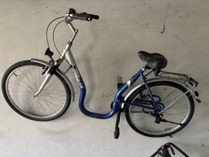 Fahrrad mit sehr tiefem Einstieg