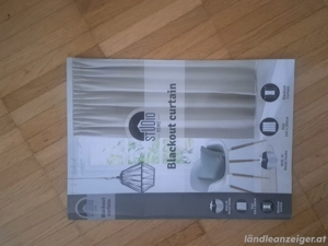 dunkelgraue Blackout Vorhänge  Bild 3