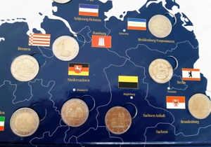 Volles AlVolles Album 2-Euro-Gedenkmünzen, Deutsche Bundesländer, Umlaufmünzen Bild 4