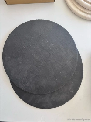 Stylische Schiefer-Dekoplatten für Käse & Wurst