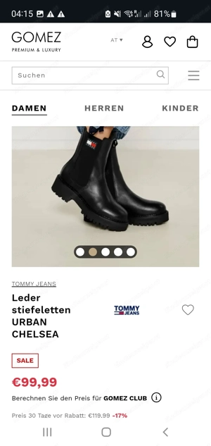 Stiefeletten tommy jeans 38 NEU Bild 2