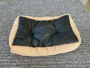 Hundebett beige braun Bild 2