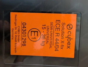 Kindersitz cybex x fix in schwarz 15-36 kg Bild 3