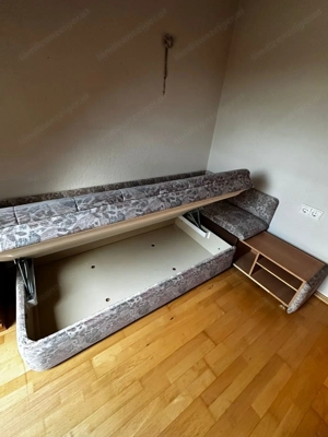 Couch mit Stoffüberzug Bild 3