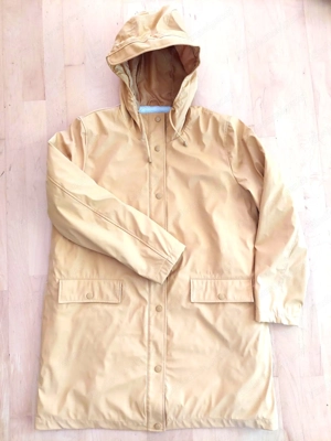 gelber Regenmantel, Gr. L 