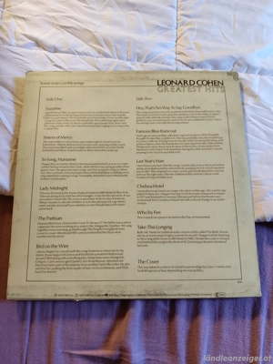 Schallplatte Leonard Cohen Bild 4