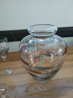 Set aus Vase und verschiedenen Gläsern Bild 2