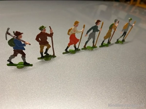 6 Zinnfiguren bemalt
