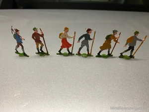 6 Zinnfiguren bemalt Bild 2