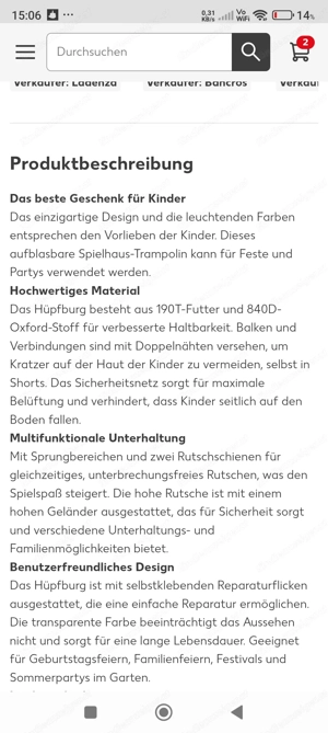 Hüpfburg zum Verleih  Bild 6