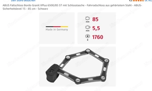 Abus Bordo Fahrradschloss Bild 2