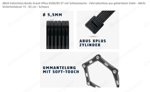 Abus Bordo Fahrradschloss Bild 3