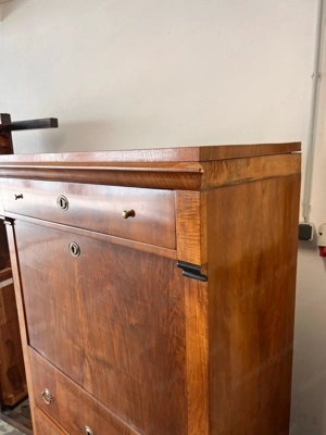 Biedermeier Sekretär Bild 3