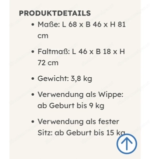 Babywippe von der Marke Joie Bild 6