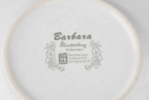 Geschirr-Set  Winterling Barbara Hartsteingut Bild 2