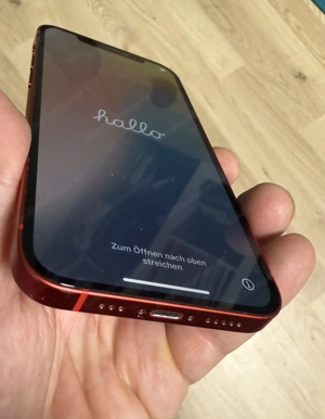 iPhone 12 (128 GB) Rot, Top Zustand, Erstbesitz, gepflegt, Originalverpackung, Akku > 77 % Bild 2