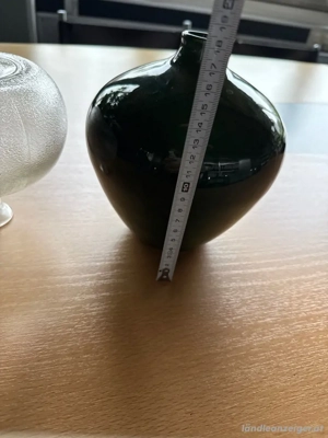 vasen transparent und grün Bild 3