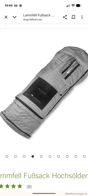 Fellhof Kinderwagen Fußsack  Bild 2