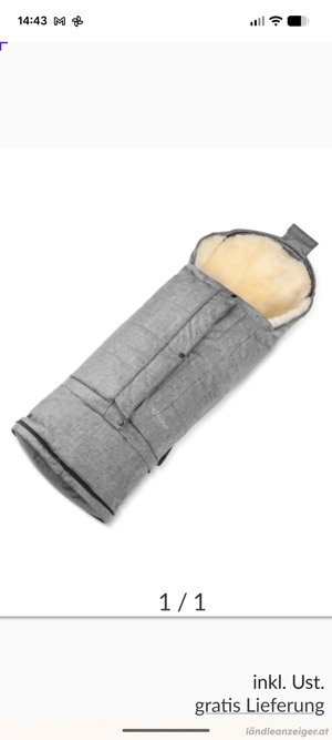 Fellhof Kinderwagen Fußsack 