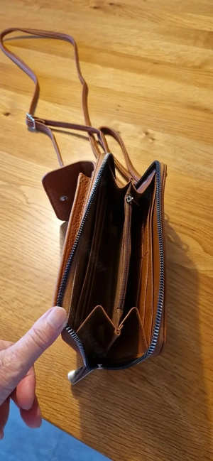 Umhängetasche klein, braun Bild 2